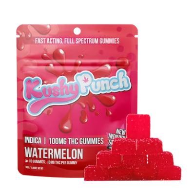 Kushy Punch Kushy Punch Indica Watermelon - Individuals Edibles Gummies