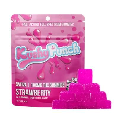 Kushy Punch Kushy Punch Sativa Strawberry - Individuals Edibles Gummies