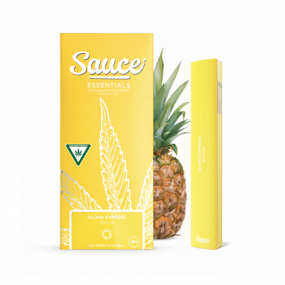 Sauce Essentials Aloha Express Live Resin Disposable Vaporizers Disposable