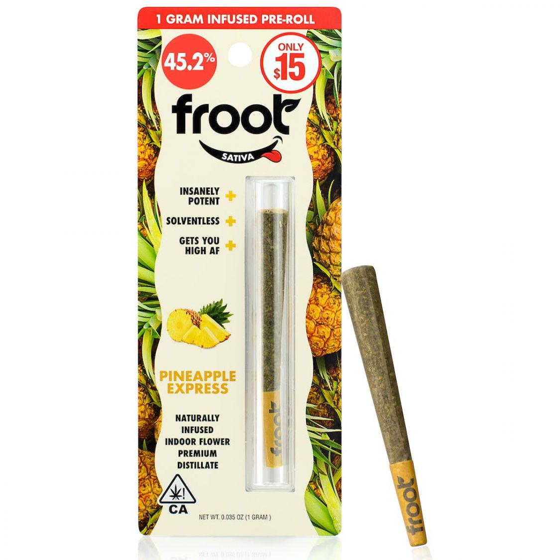 Froot Pineapple Express Infused Pre-Roll Pre-rolls Infused Pre-Rolls