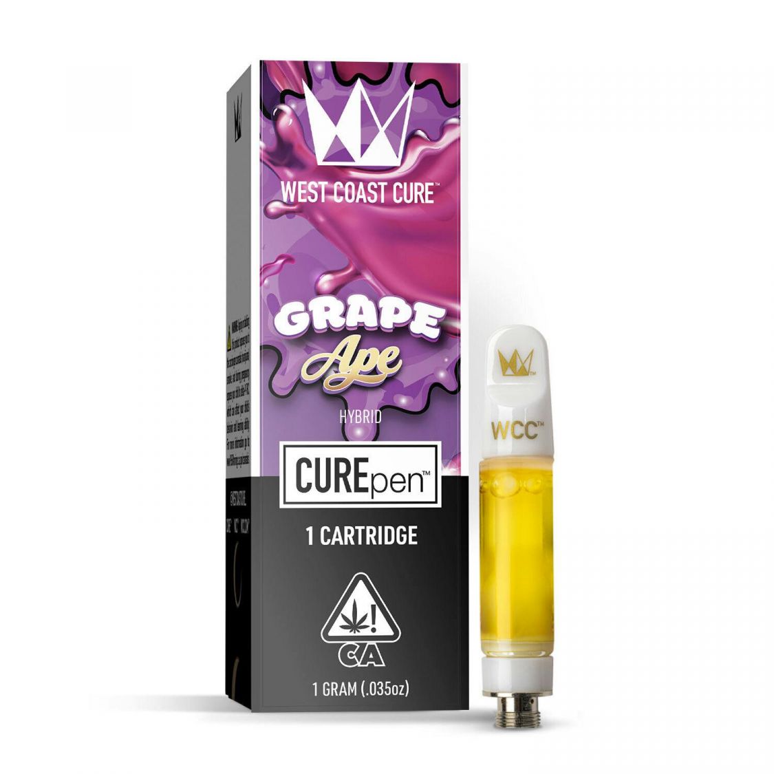 West Coast Cure Grape Ape CUREpen Cartridge Cartridges 510 Thread