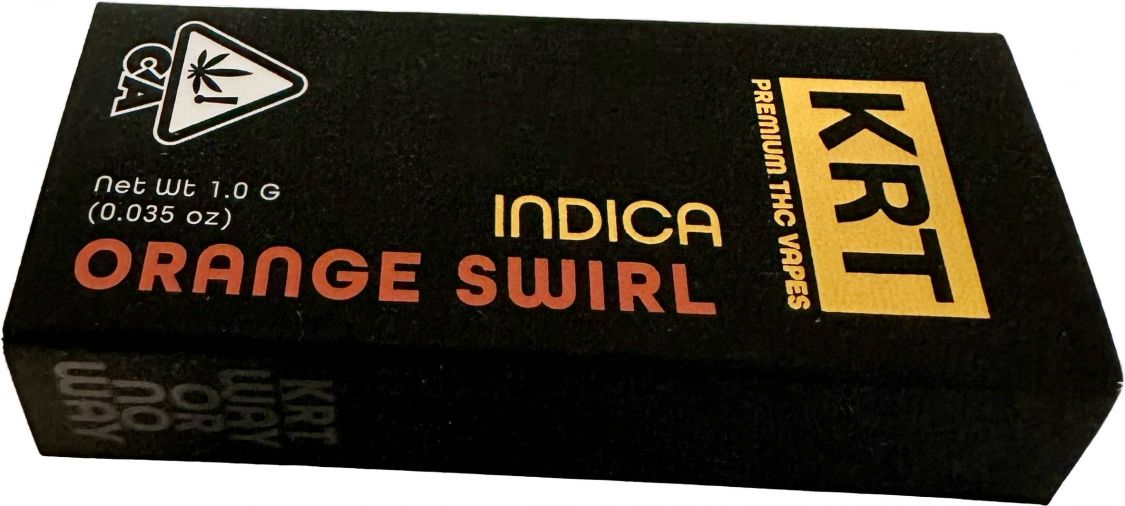 KRT KRT Orange Swirl Cartridges 510 Thread