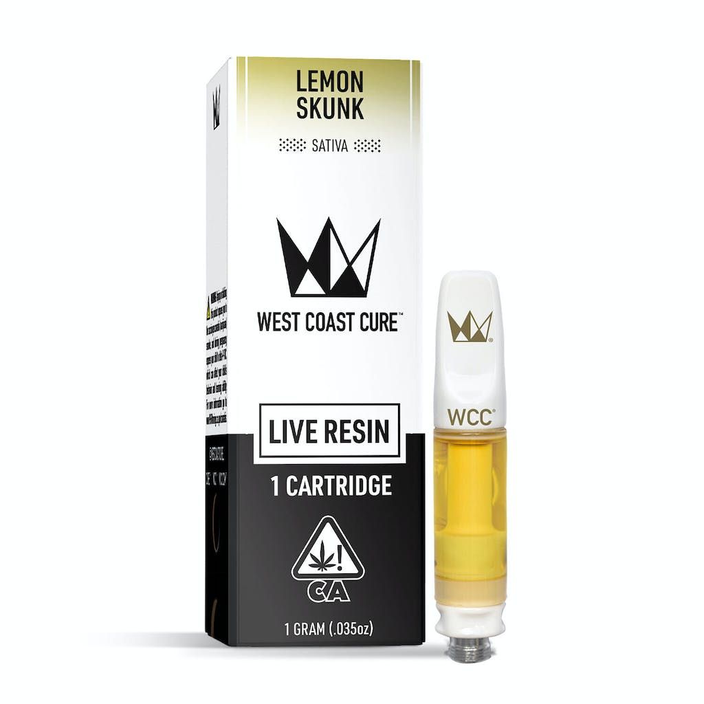  Lemon Skunk Live Resin Cartridge - 1g Cartridges 510 Thread