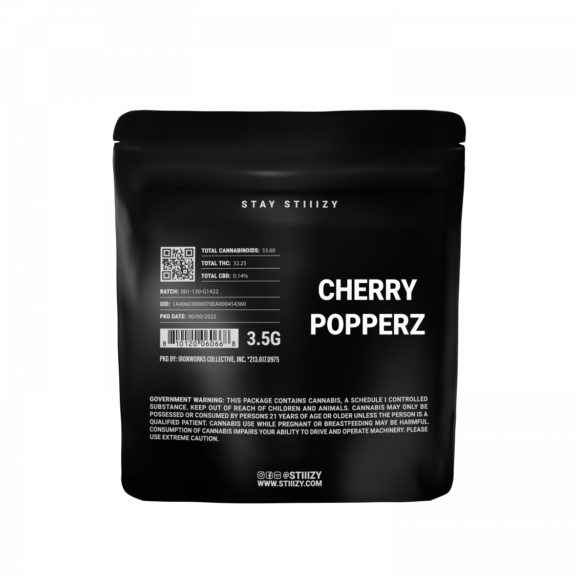 STIIIZY Cherry Popperz Flower Pre-pack