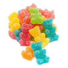 OOZE Sugar Coated Gummie Bears (1000mg) Edibles Gummies