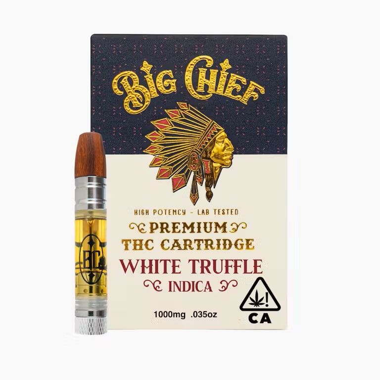 Big Chief White Truffle Cartridges 510 Thread