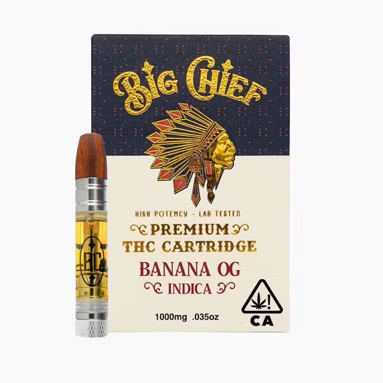 Big Chief Banana OG Cartridges 510 Thread
