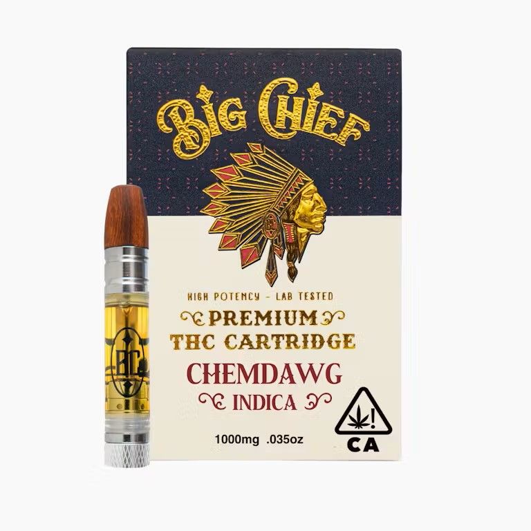 Big Chief Chemdawg Cartridges 510 Thread