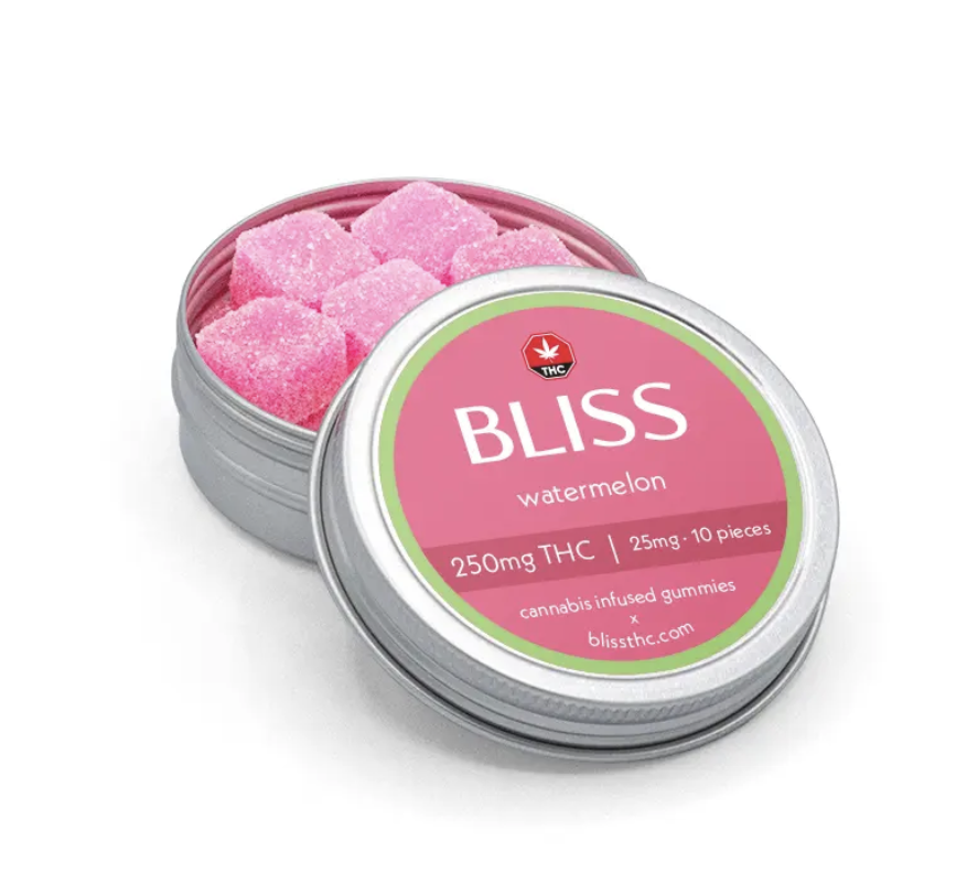 Bliss Bliss Watermelon THC Gummies (250 mg) Edibles Gummies