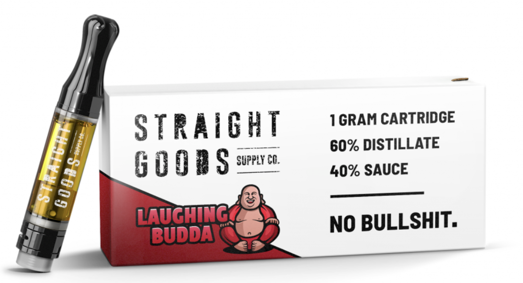 Straight Goods Straight Goods Terp Sauce Carts – Laughing Buddha (Sativa) (1g) Cartridges 510 Thread