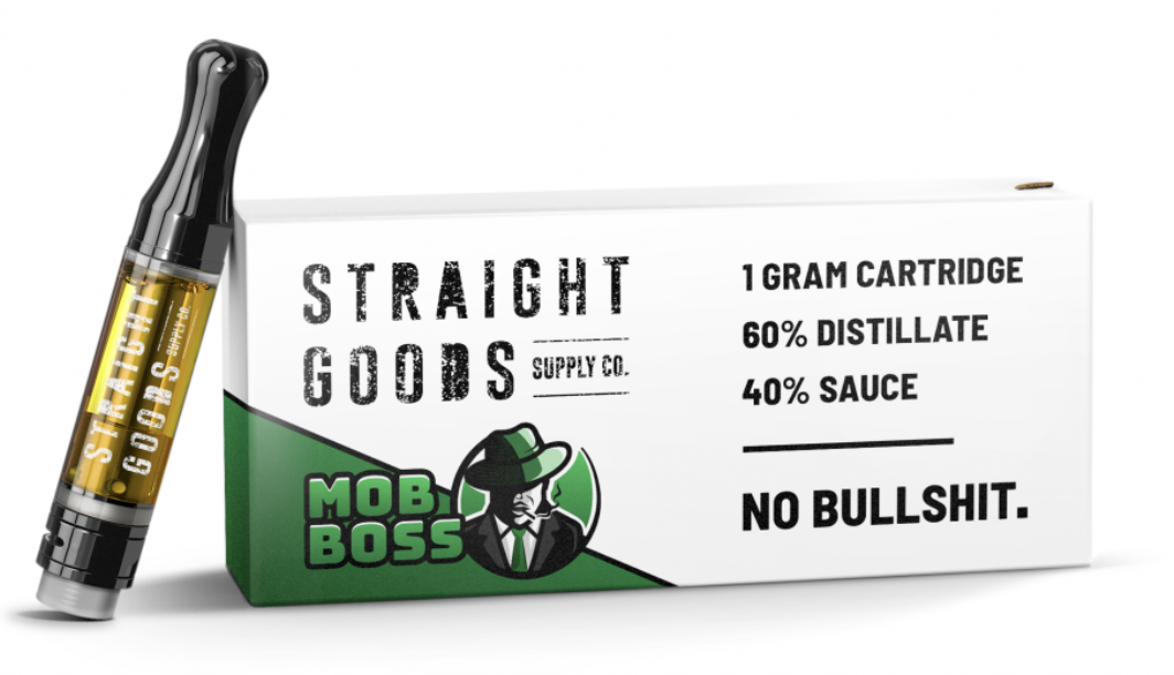 Straight Goods Straight Goods Terp Sauce Carts – Mob Boss (Hybrid) (1g) Cartridges 510 Thread