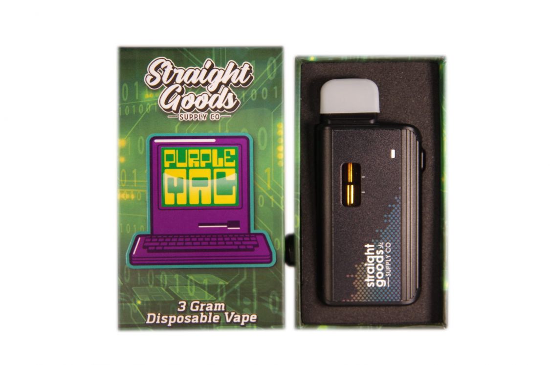 Straight Goods Straight Goods – Purple Mac Disposable Pen (3g) Vaporizers Disposable