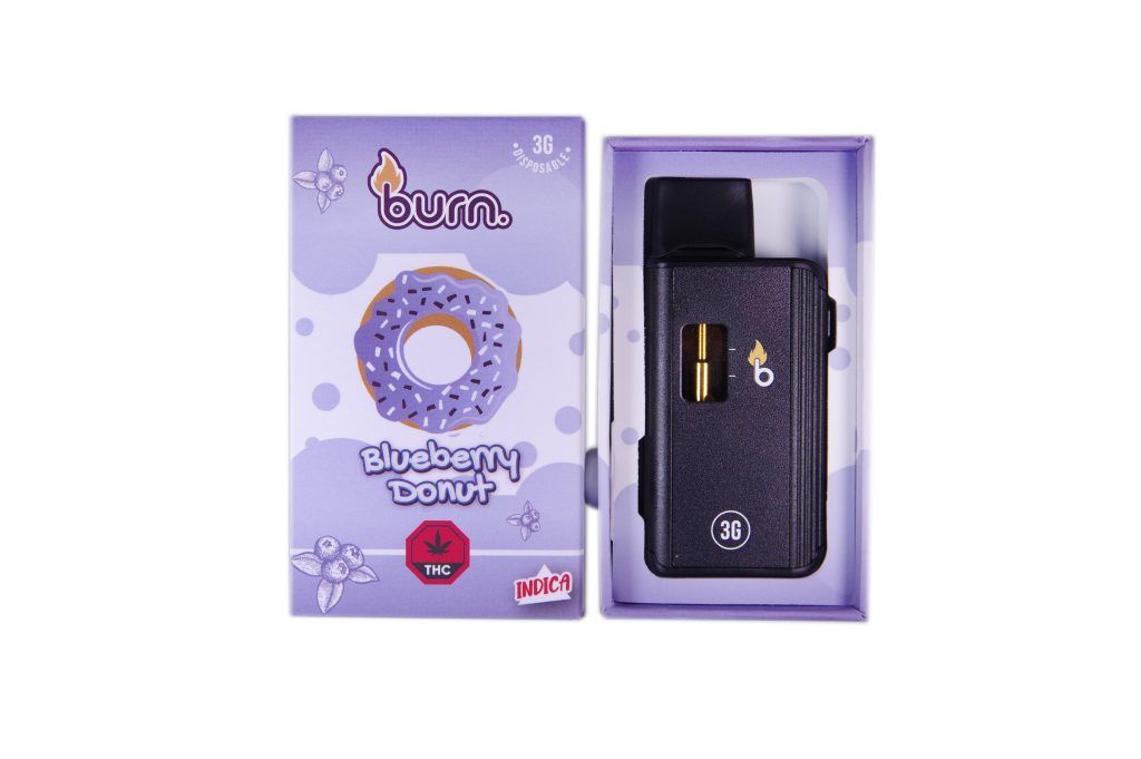 Burn Burn - Blueberry Donut Disposable Pen (3G) Vaporizers Disposable