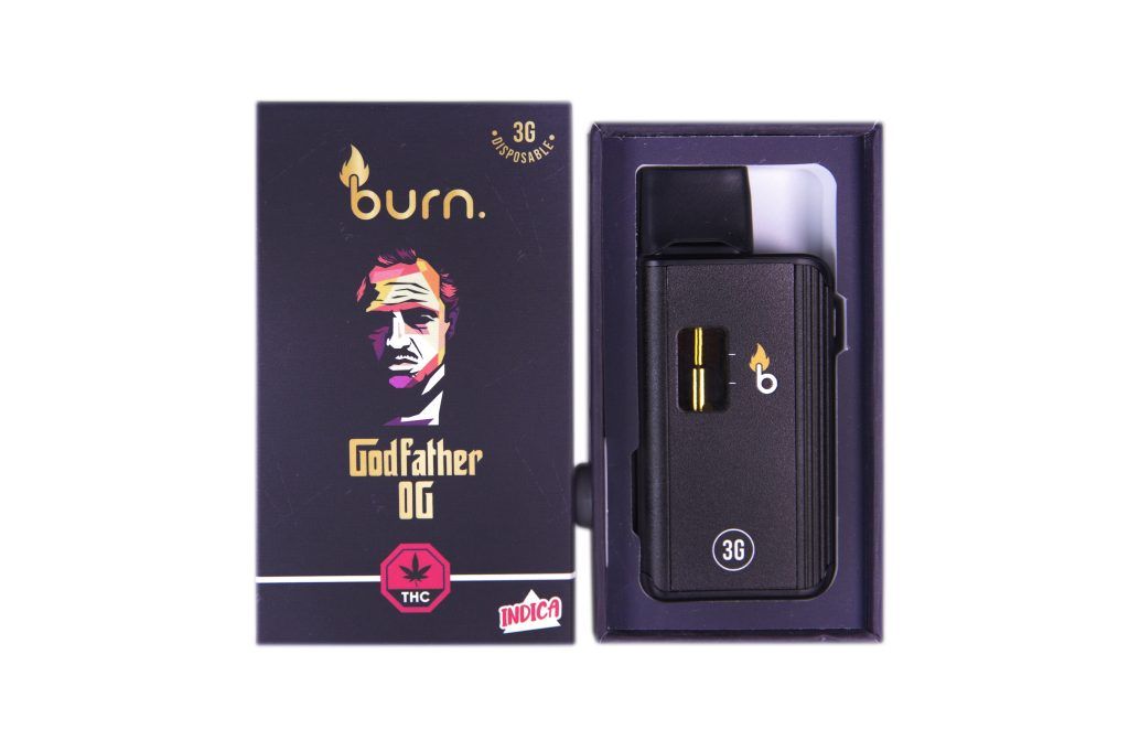Burn Burn - Godfather OG Disposable Pen (3G) Vaporizers Disposable