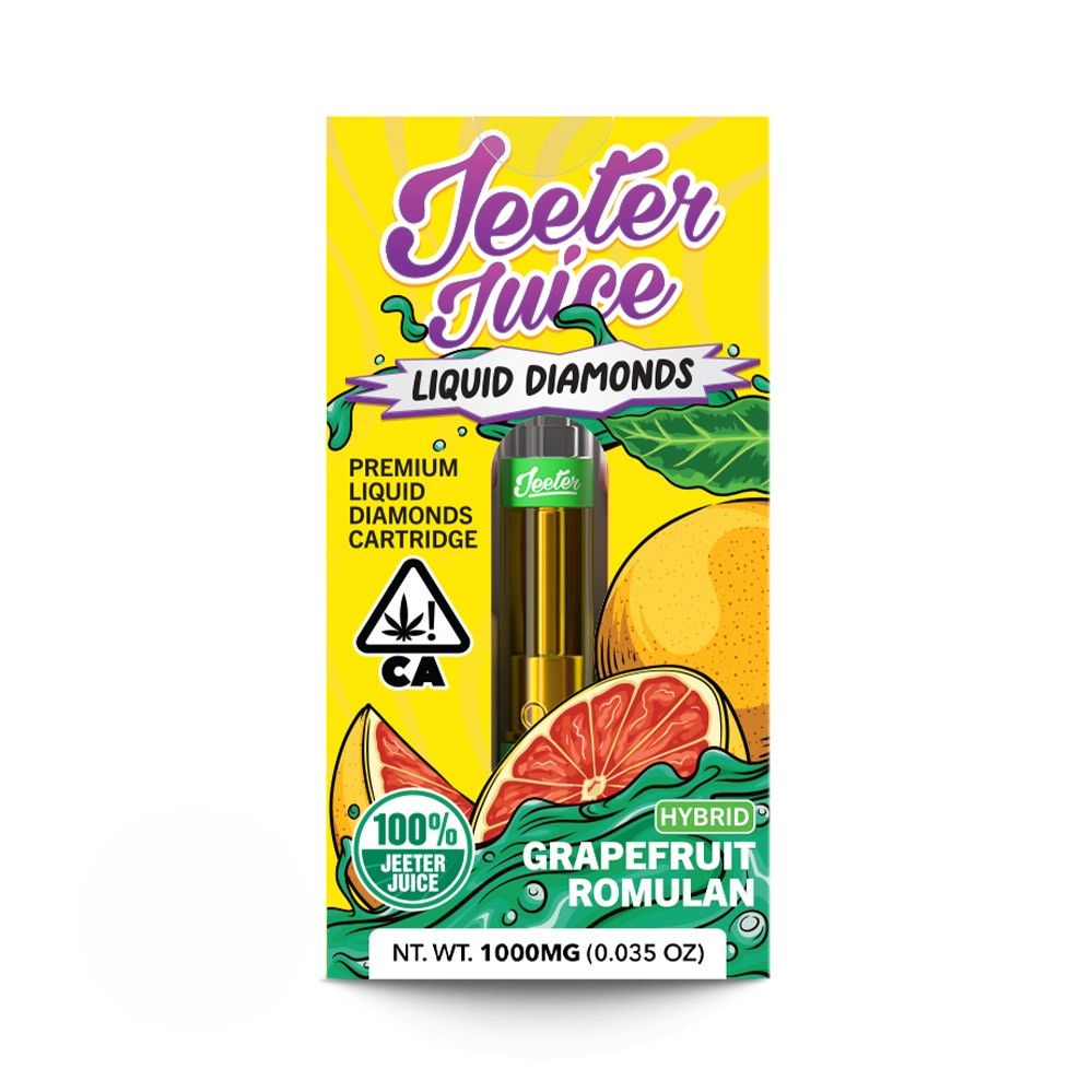 Jeeter Grapefruit Romulan Liquid Diamonds Cartridge Cartridges 510 Thread