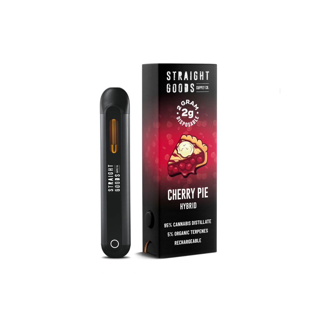 Straight Goods Straight Goods – Cherry Pie Disposable Pen (2g) Vaporizers Disposable