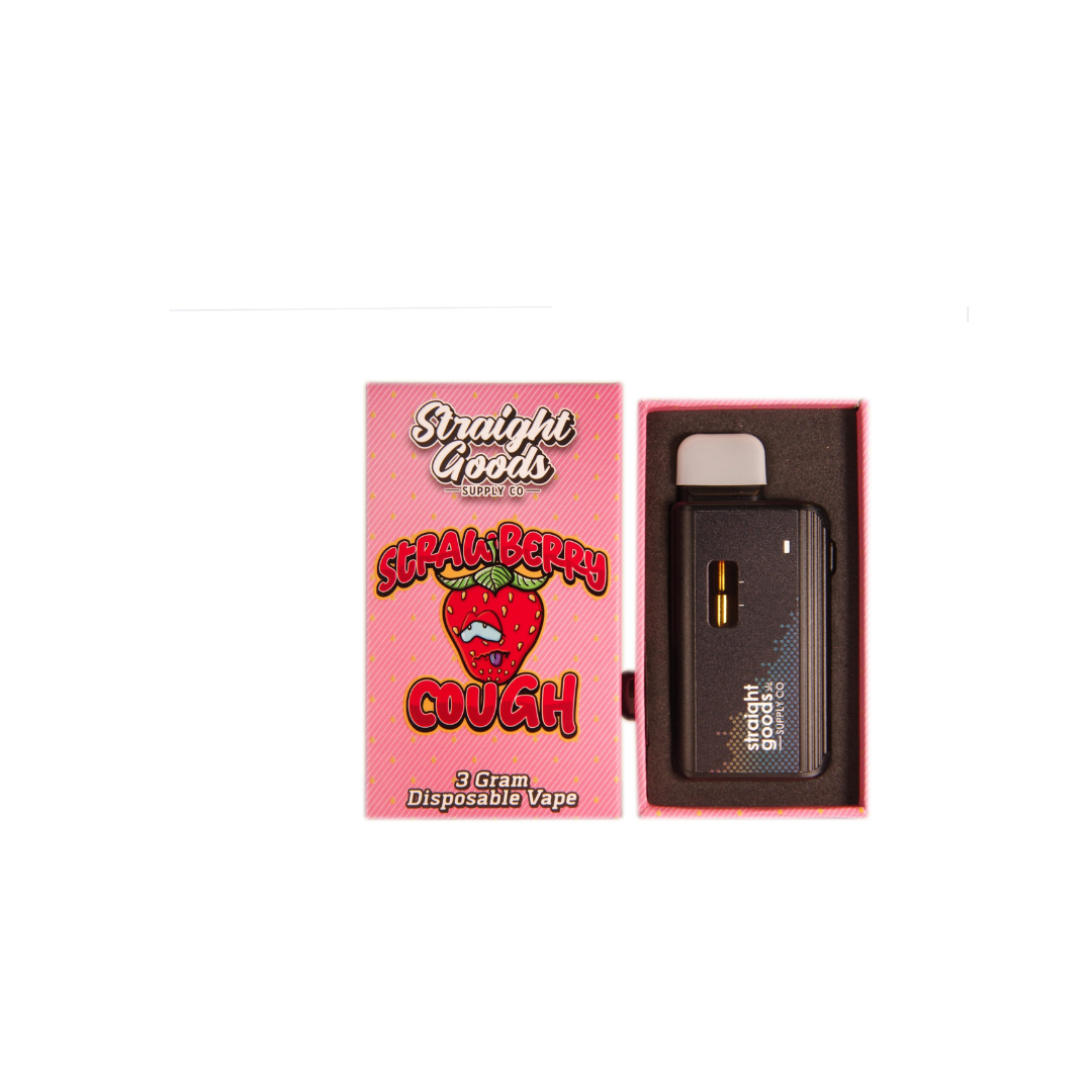 Straight Goods Straight Goods Supply Co. – Strawberry Cough (3 Gram) Vaporizers Disposable