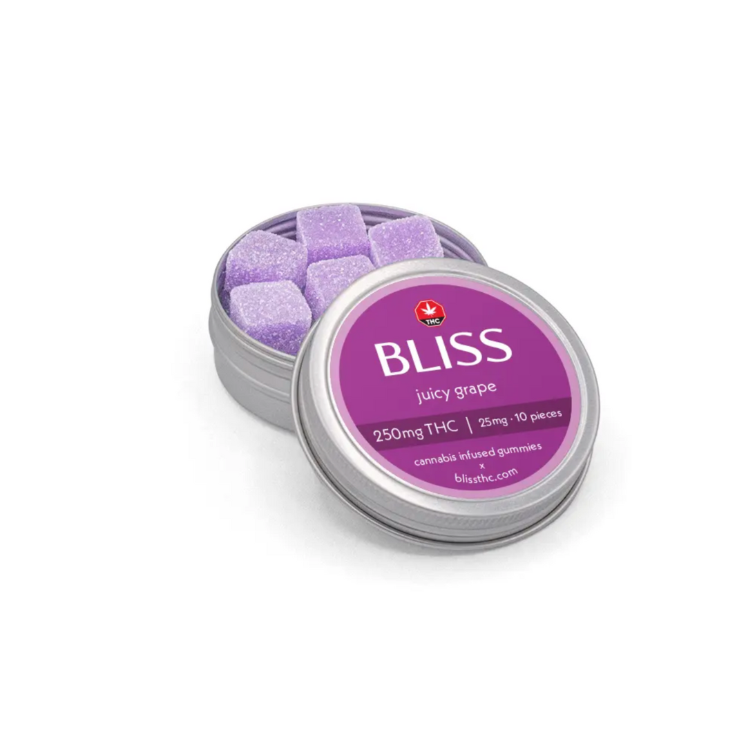 Bliss Bliss Juicy Grape THC Gummies (250mg THC) Edibles Gummies