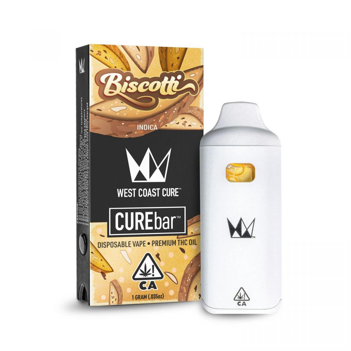 West Coast Cure Biscotti CUREbar Disposable Vaporizers Disposable