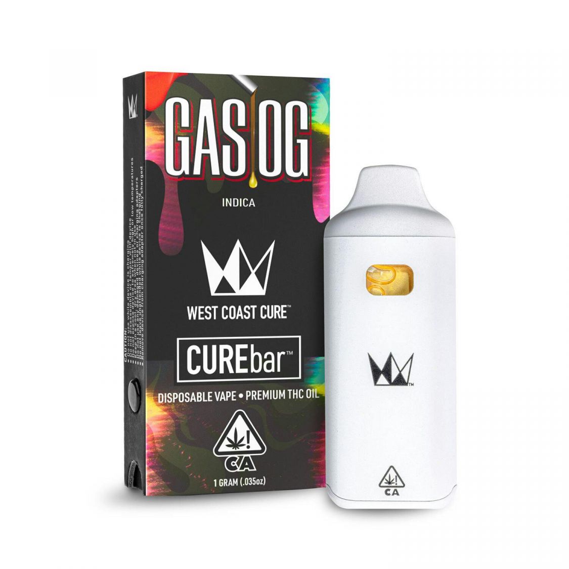 West Coast Cure Gas OG CUREbar Disposable Vaporizers Disposable