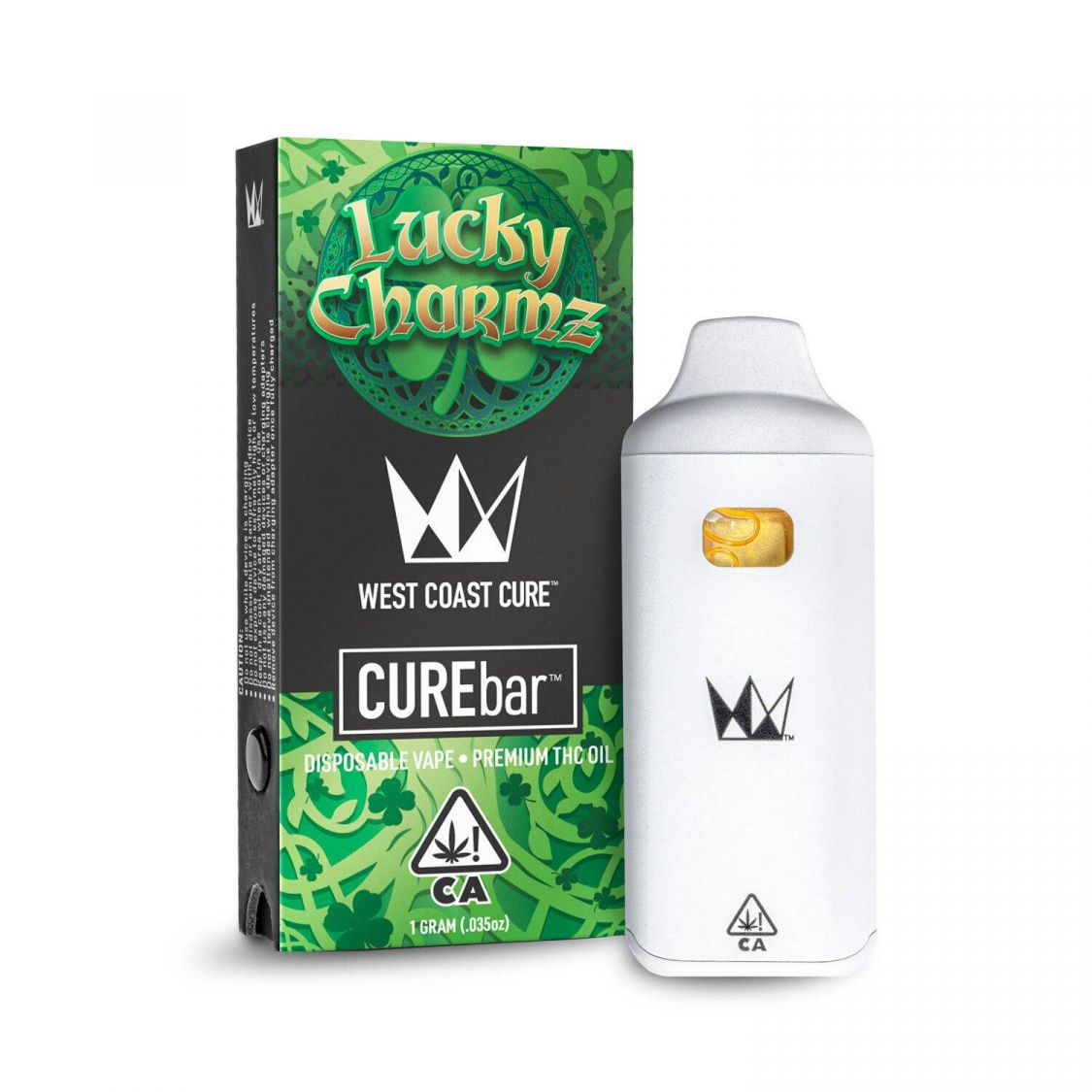 West Coast Cure Lucky Charmz CUREbar Disposable Vaporizers Disposable