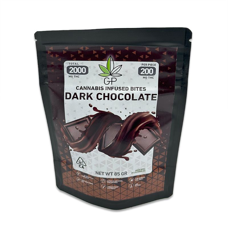 The Green Privilege Hybrid Dark Chocolate Bites 2000mg Edibles Chocolates