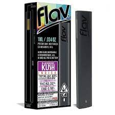 Flav Flav Rechargeable Disposable Pen: Blackberry Kush 1.0g Vaporizers Disposable