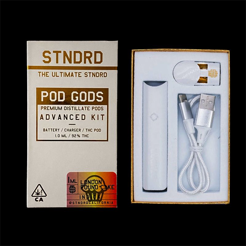 STNDRD Advanced Pod Kit London Pound Cake Cartridges Pods