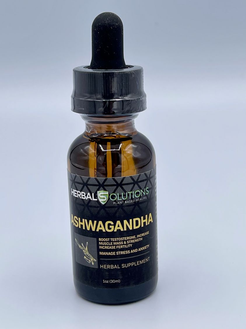 Herbal Solutions Adhwagandha Mange Stress & Anxiety Tinctures Tincture