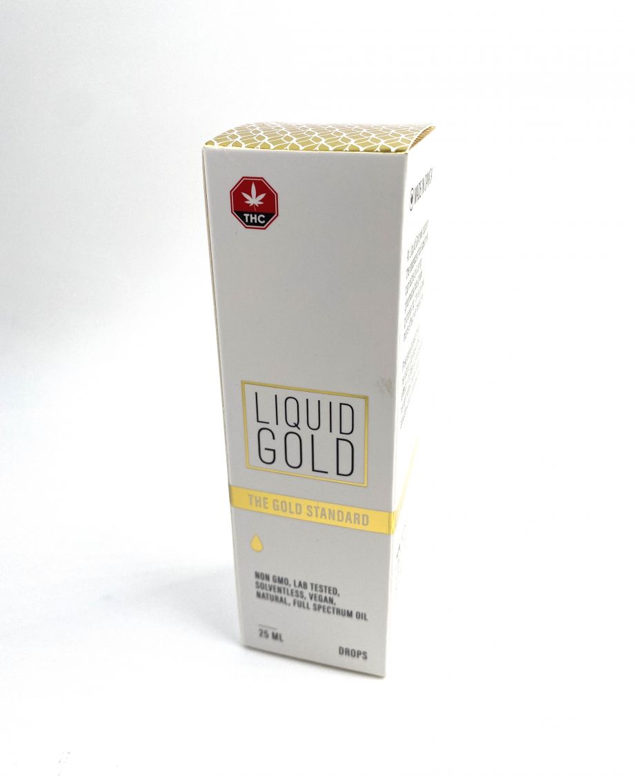 Liquid Gold LIQUID GOLD THC TINCTURE - Sativa - 1000MG Tinctures Dropper