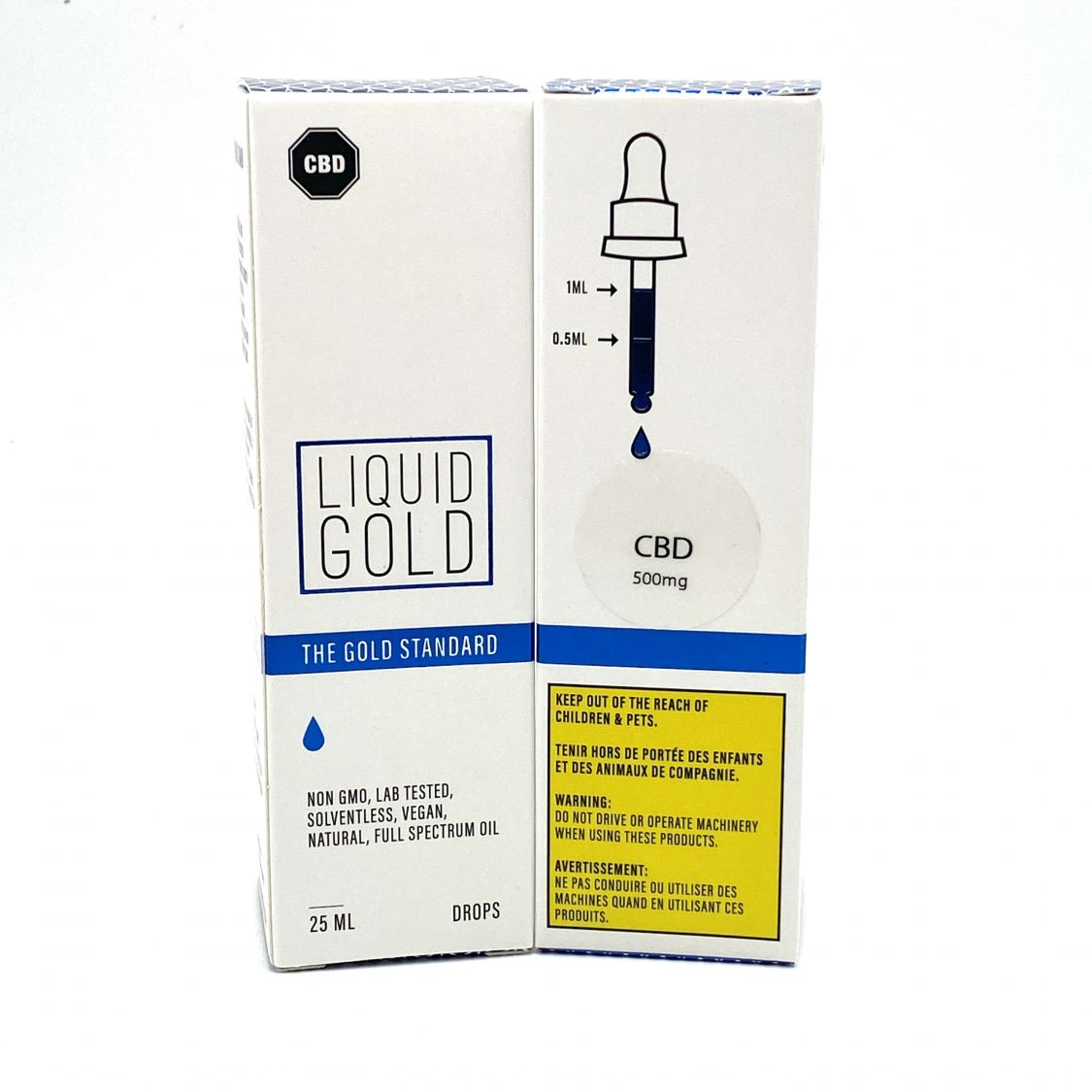 Liquid Gold LIQUID GOLD TINCTURE - CBD - 500MG Tinctures Dropper