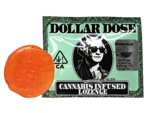 Dollar Dose Dollar Dose - Lozenge - Sativa Watermelon - 5mg Edibles Hard Candy