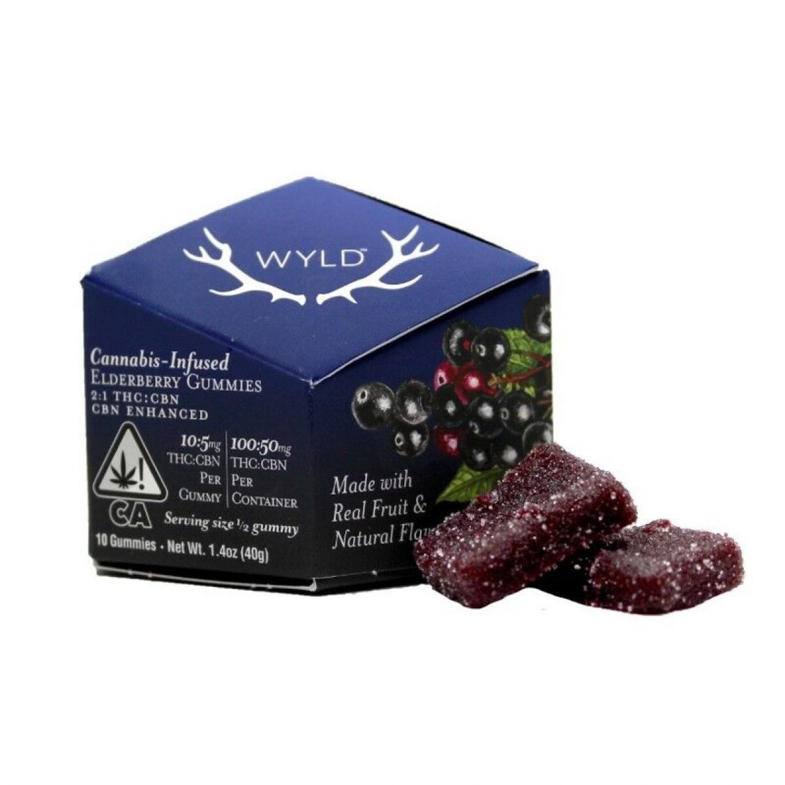 WYLD 2:1 THC CBN  Elderberry Gummies Edibles Gummies
