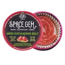 SPACE GEM Watermelon Mind Expanding Belt Edibles Gummies