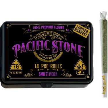 Pacific Stone GMO S1 Indica Pre-Rolls 14pk (7g) Pre-rolls Preroll
