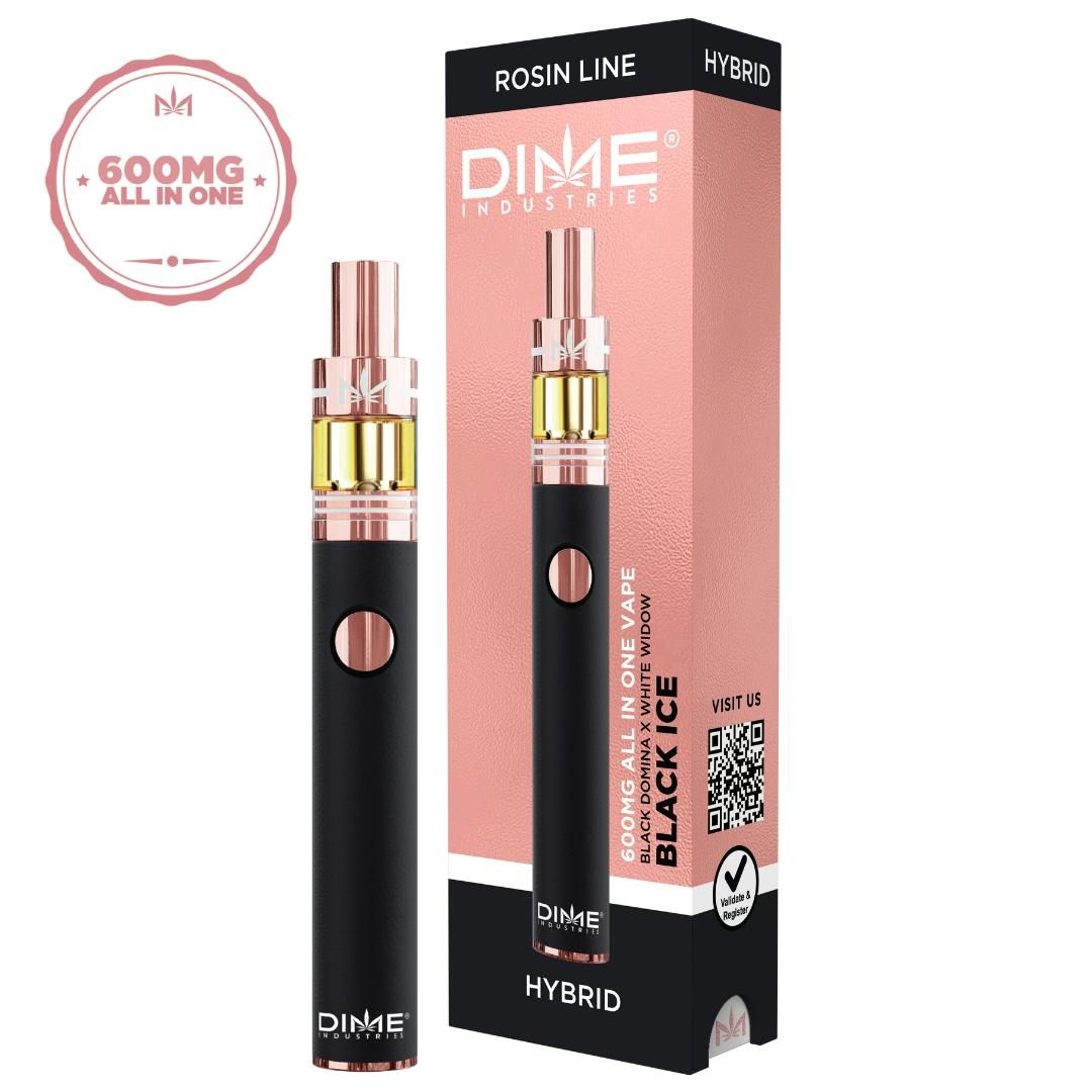 DIME Industries Black Ice Rosin Line 600mg All-In-One Disposable Vaporizers Disposable