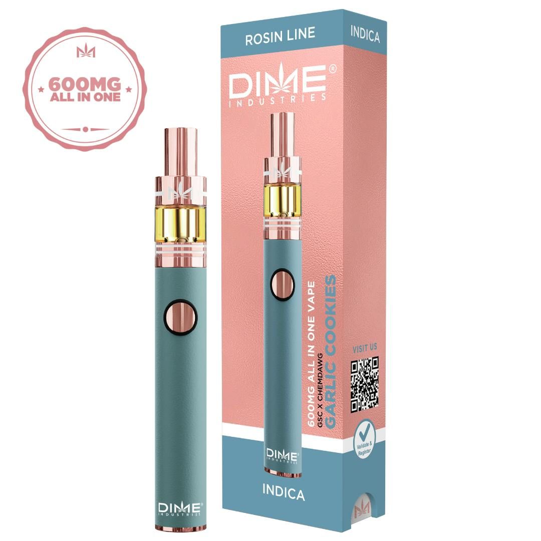 DIME Industries Garlic Cookies Rosin Line 600mg All-In-One Disposable Vaporizers Disposable