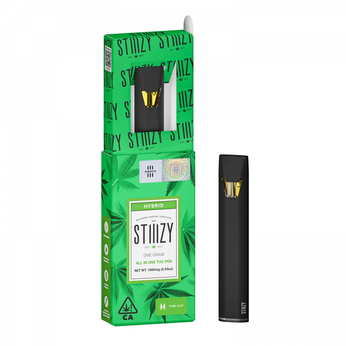 STIIIZY Pink Acai All-In-One THC Pen Vaporizers Disposable