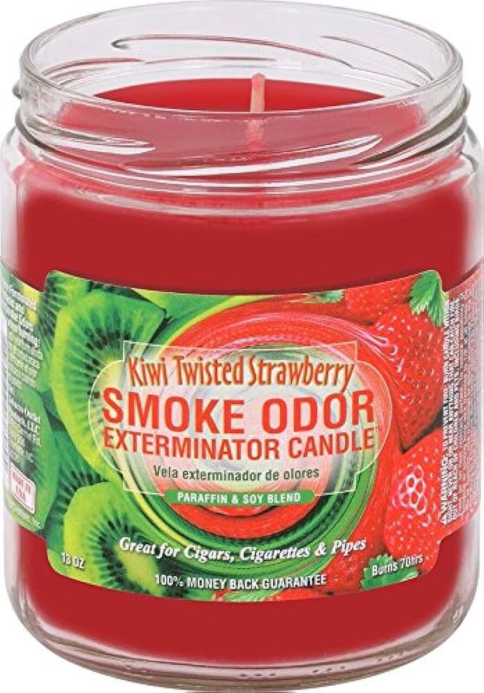 Smoke Odor Eliminator Candle Kiwi Twisted Strawberry Merch Other