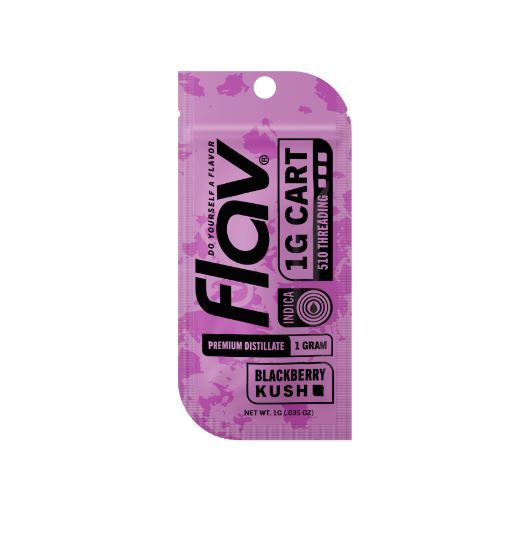 Flav FLAV Cartridge - Blackberry Kush - 1g Cartridges 510 Thread