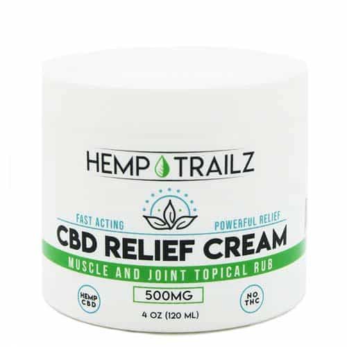 Hemp Trailz Hemp Trailz CBD Relief Cream 500mg Topicals Cream
