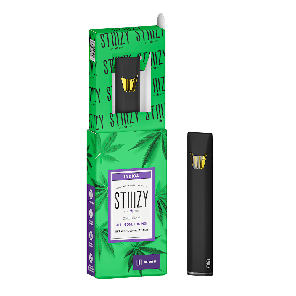 STIIIZY Biscotti All-In-One THC Pen Vaporizers Disposable