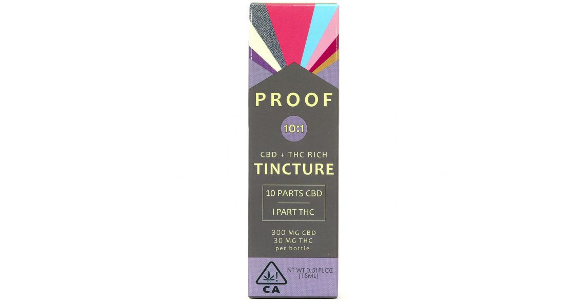 proof Proof | 10:1 CBD/THC Tincture Tinctures Tincture