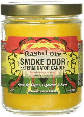  Smoke Odor Exterminator Candles Rasta Love Merch Other
