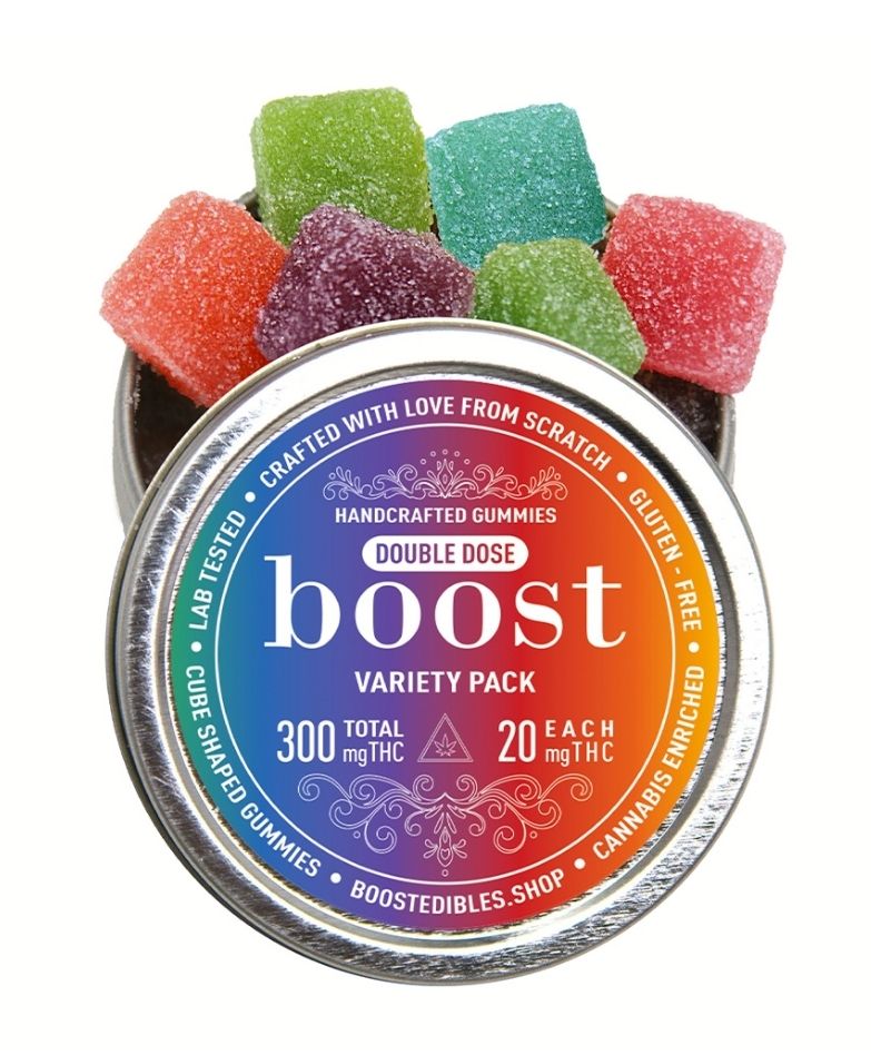 Boost BOOST VARIETY PACK 300MG THC Edibles Gummies