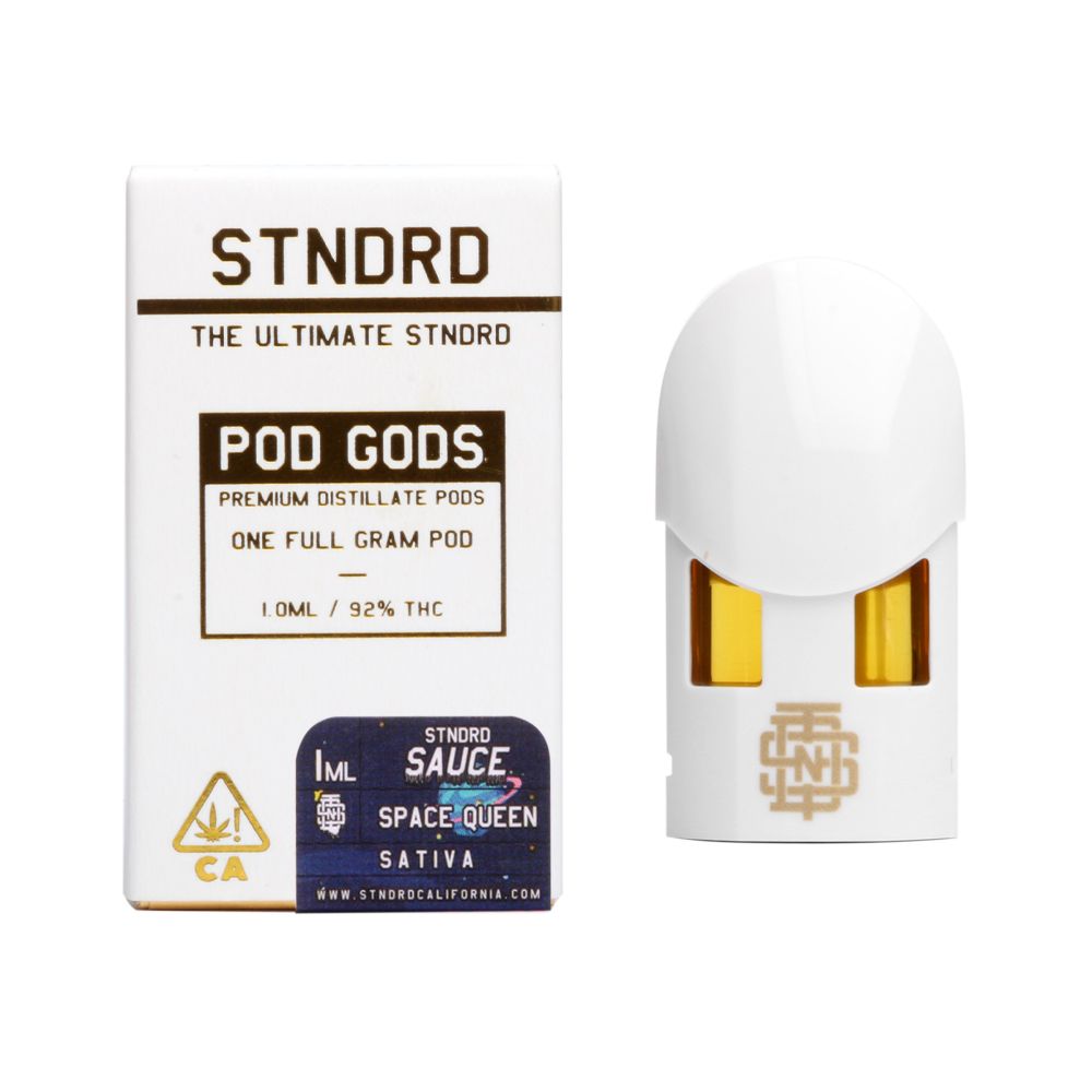 STNDRD Space Queen Sauce Pod Live Resin Cartridges Pods