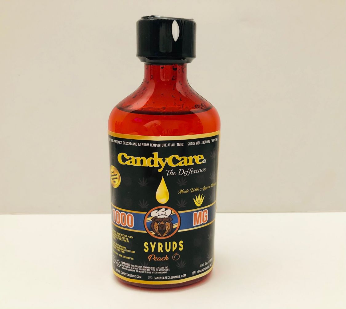 CandyCare Peach Syrup 1000mg Drinks Other